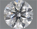 Natural Diamond 0.90 Carats, Round with Very Good Cut, F Color, I1 Clarity and Certified by IGI
