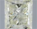 Natural Diamond 2.00 Carats, Princess with  Cut, M Color, SI2 Clarity and Certified by IGI