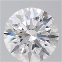 Lab Grown Diamond 1.12 Carats, Round with Excellent Cut, D Color, VVS2 Clarity and Certified by IGI