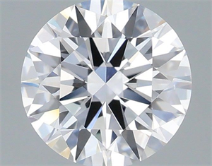 Picture of Lab Grown Diamond 1.03 Carats, Round with Excellent Cut, D Color, VVS2 Clarity and Certified by GIA