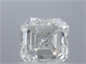 Natural Diamond 1.01 Carats, Asscher with  Cut, I Color, VVS2 Clarity and Certified by GIA