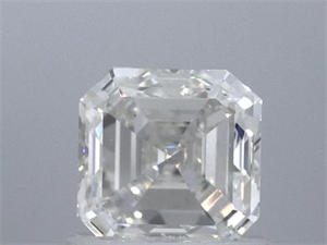 Picture of Natural Diamond 1.01 Carats, Asscher with  Cut, I Color, VVS2 Clarity and Certified by GIA