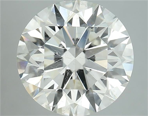 Picture of Natural Diamond 5.53 Carats, Round with Excellent Cut, J Color, SI2 Clarity and Certified by GIA