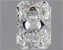 Natural Diamond 0.70 Carats, Radiant with  Cut, G Color, VS1 Clarity and Certified by GIA