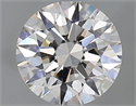 Natural Diamond 1.12 Carats, Round with Excellent Cut, J Color, VVS1 Clarity and Certified by GIA