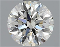 Natural Diamond 0.81 Carats, Round with Excellent Cut, J Color, IF Clarity and Certified by IGI