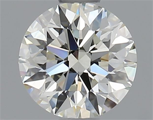 Picture of Natural Diamond 0.81 Carats, Round with Excellent Cut, J Color, IF Clarity and Certified by IGI