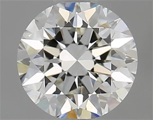 Picture of Natural Diamond 0.70 Carats, Round with Excellent Cut, G Color, VS1 Clarity and Certified by IGI
