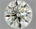 Natural Diamond 1.50 Carats, Round with Very Good Cut, L Color, VVS2 Clarity and Certified by IGI