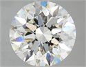 Diamante Natural 2.80 quilates, Redondo , Color H, claridad VVS1 y certificado IGI