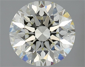 Picture of Natural Diamond 2.40 Carats, Round with Excellent Cut, J Color, VVS1 Clarity and Certified by IGI