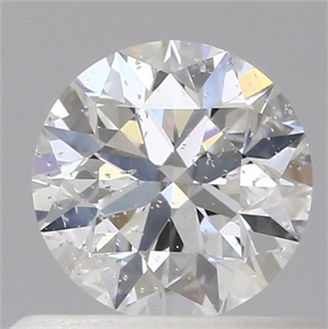 Picture of Natural Diamond 0.50 Carats, Round with Excellent Cut, D Color, I1 Clarity and Certified by GIA