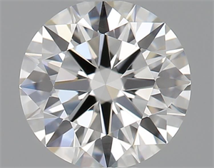 Foto Diamante Natural 0.55 quilates, Redondo , Color H, claridad VVS1 y certificado GIA de