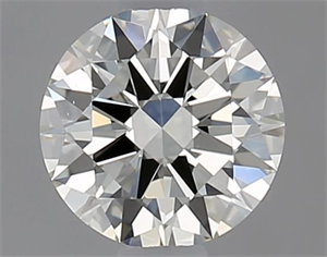 Picture of Natural Diamond 0.50 Carats, Round with Excellent Cut, L Color, VS2 Clarity and Certified by GIA