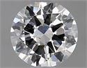 Natural Diamond 0.50 Carats, Round with Very Good Cut, I Color, SI1 Clarity and Certified by GIA