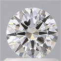 Natural Diamond 0.55 Carats, Round with Excellent Cut, G Color, SI1 Clarity and Certified by GIA