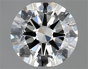 Picture of Natural Diamond 0.50 Carats, Round with Very Good Cut, K Color, VVS2 Clarity and Certified by GIA