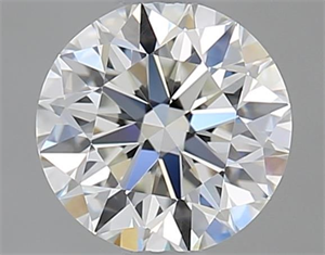 Picture of Natural Diamond 0.70 Carats, Round with Very Good Cut, H Color, VVS1 Clarity and Certified by GIA
