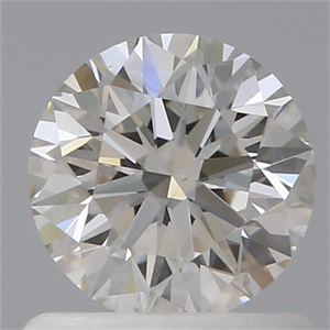 Picture of Natural Diamond 0.71 Carats, Round with Excellent Cut, I Color, VS1 Clarity and Certified by GIA