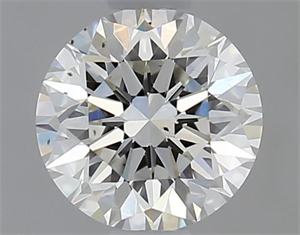 Picture of Natural Diamond 0.72 Carats, Round with Very Good Cut, I Color, VS2 Clarity and Certified by GIA