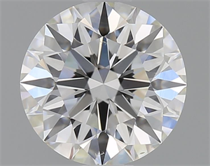 Picture of Natural Diamond 0.80 Carats, Round with Excellent Cut, I Color, VS2 Clarity and Certified by GIA