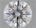 Diamante Natural 0.81 quilates, Redondo , Color H, claridad IF y certificado GIA