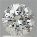 Natural Diamond 0.80 Carats, Round with Very Good Cut, G Color, I1 Clarity and Certified by GIA