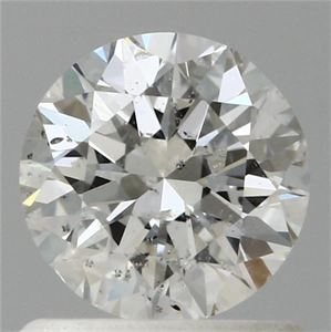 Picture of Natural Diamond 0.80 Carats, Round with Very Good Cut, G Color, I1 Clarity and Certified by GIA
