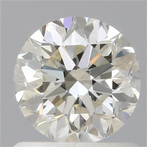 Picture of Natural Diamond 0.80 Carats, Round with Very Good Cut, K Color, VVS1 Clarity and Certified by GIA