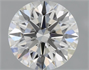 Diamante Natural 0.81 quilates, Redondo , Color I, claridad VVS2 y certificado GIA