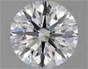 Diamante Natural 0.80 quilates, Redondo , Color I, claridad IF y certificado GIA
