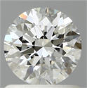 Diamante Natural 0.80 quilates, Redondo , Color G, claridad IF y certificado GIA
