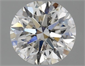 Natural Diamond 1.04 Carats, Round with Excellent Cut, I Color, SI2 Clarity and Certified by GIA