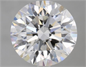 Diamante Natural 2.82 quilates, Redondo , Color F, claridad VVS2 y certificado GIA