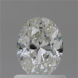 Picture of Natural Diamond 0.90 Carats, Oval with  Cut, H Color, SI1 Clarity and Certified by GIA