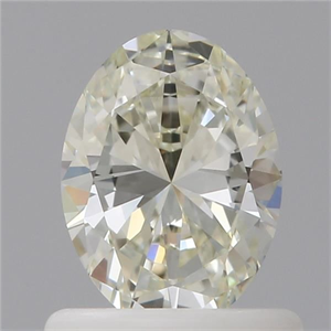 Picture of Natural Diamond 0.70 Carats, Oval with  Cut, K Color, VVS1 Clarity and Certified by GIA