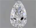 Natural Diamond 0.52 Carats, Pear with  Cut, D Color, VS1 Clarity and Certified by GIA