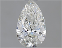 Diamante Natural 0.50 quilates, De pera , Color H, claridad IF y certificado GIA