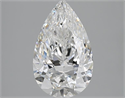 Natural Diamond 2.22 Carats, Pear with  Cut, E Color, VS1 Clarity and Certified by GIA