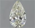 Natural Diamond 0.51 Carats, Pear with  Cut, L Color, VVS1 Clarity and Certified by GIA