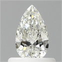 Diamante Natural 0.50 quilates, De pera , Color I, claridad VVS1 y certificado GIA