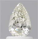 Natural Diamond 0.80 Carats, Pear with  Cut, K Color, VS1 Clarity and Certified by GIA