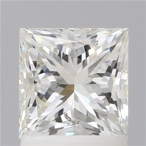 Picture of Natural Diamond 1.54 Carats, Princess with  Cut, G Color, SI2 Clarity and Certified by GIA