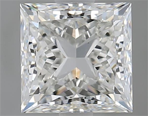 Foto Diamante Natural 1.50 quilates, Princesa , Color G, claridad VS1 y certificado GIA de
