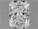 Natural Diamond 0.92 Carats, Radiant with  Cut, H Color, IF Clarity and Certified by GIA