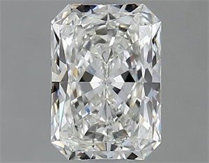 Picture of Natural Diamond 0.92 Carats, Radiant with  Cut, H Color, IF Clarity and Certified by GIA