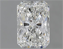 Natural Diamond 0.71 Carats, Radiant with  Cut, G Color, VS1 Clarity and Certified by GIA