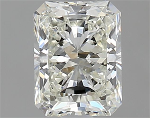 Picture of Natural Diamond 0.70 Carats, Radiant with  Cut, J Color, VVS1 Clarity and Certified by GIA