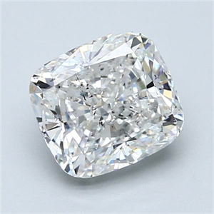 Foto Diamante Natural 2.30 quilates, Del cojín , Color F, claridad SI2 y certificado GIA de