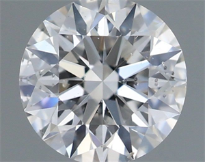 Foto Diamante Natural 0.50 quilates, Redondo , Color E, claridad SI2 y certificado GIA de